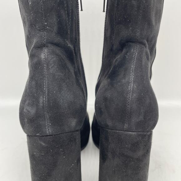 Jeffrey Campbell Women's Spaced Block Heel Bootie Black Suede Size 6.5 - Picture 13 of 15